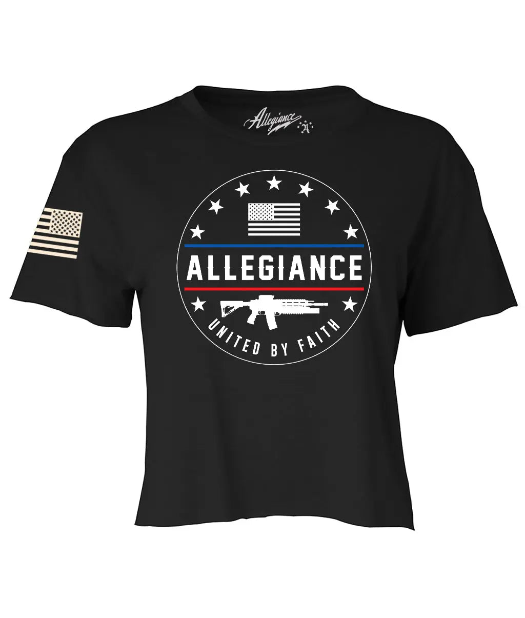 Combat Crop Top Tee - Allegiance Clothing