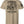 No Man Left Premium Tee in sand featuring operator skull graphic and American flag back design