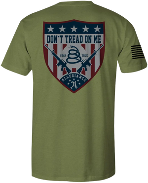 Don't Tread Shield Premium Tee - Allegiance Clothing