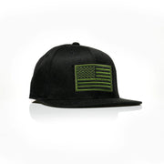 USA Green Flag Patch Flexfit Snapback 110 - Allegiance Clothing