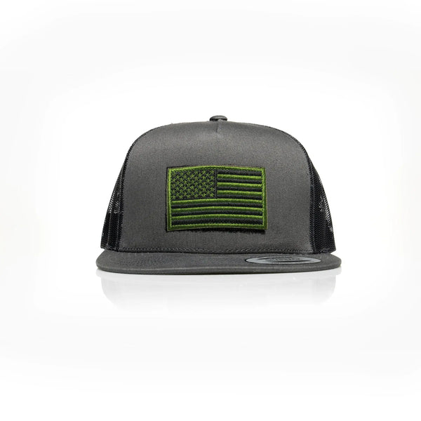 USA Green Flag Patch Trucker - Allegiance Clothing