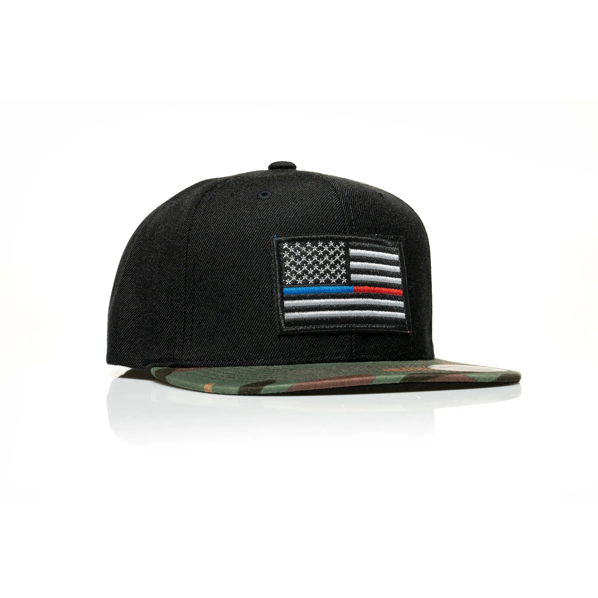 Thin Blue/Red Line Patch Snapback - Allegiance Clothing