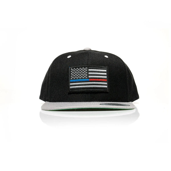 Thin Blue/Red Line Patch Snapback - Allegiance Clothing