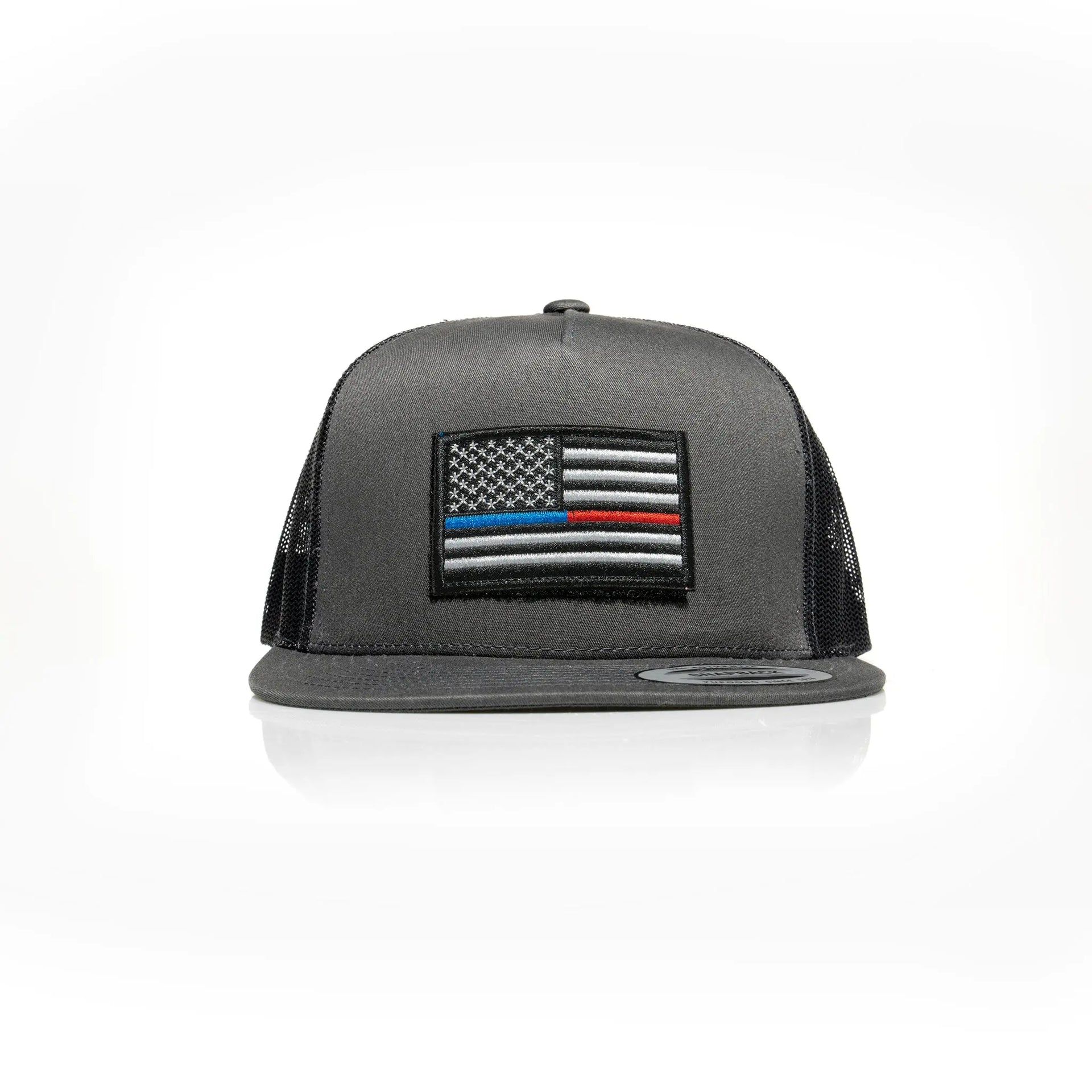 Thin Blue/Red Line Patch Trucker - Allegiance Clothing