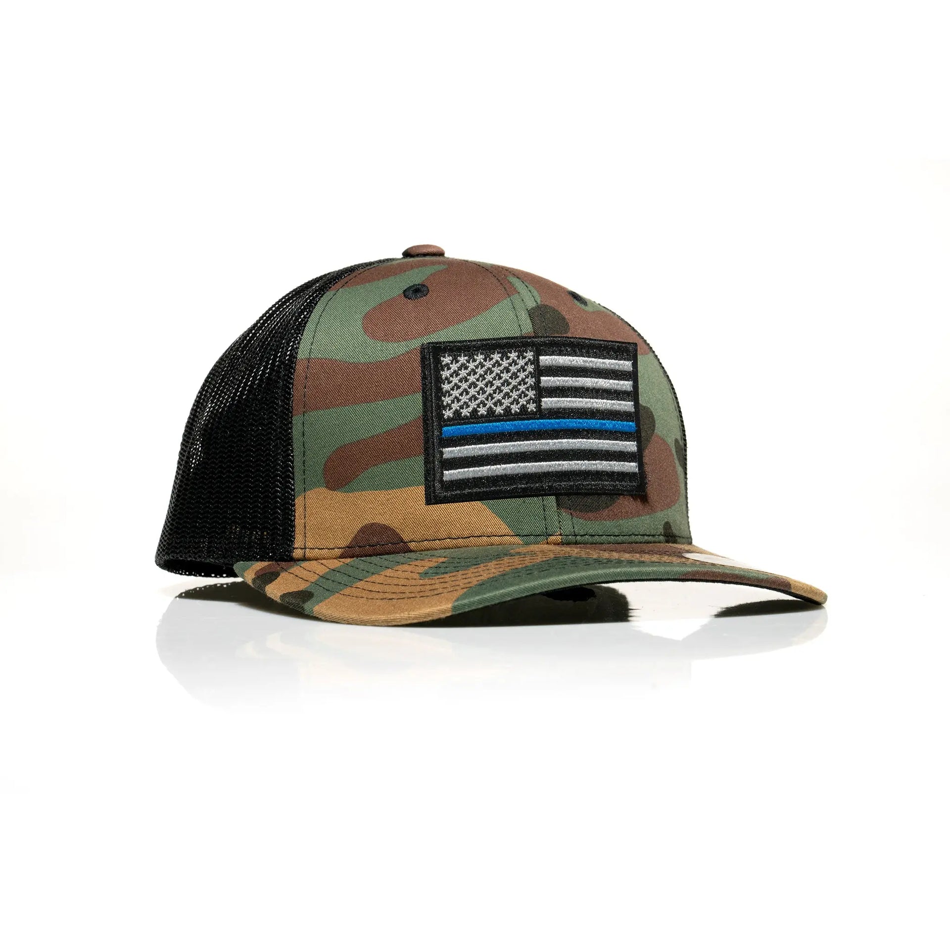 Thin Blue Line Patch Trucker - Allegiance Clothing