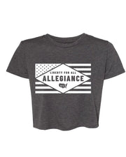 Freedom Crop Top Tee ALLEGIANCE CLOTHING