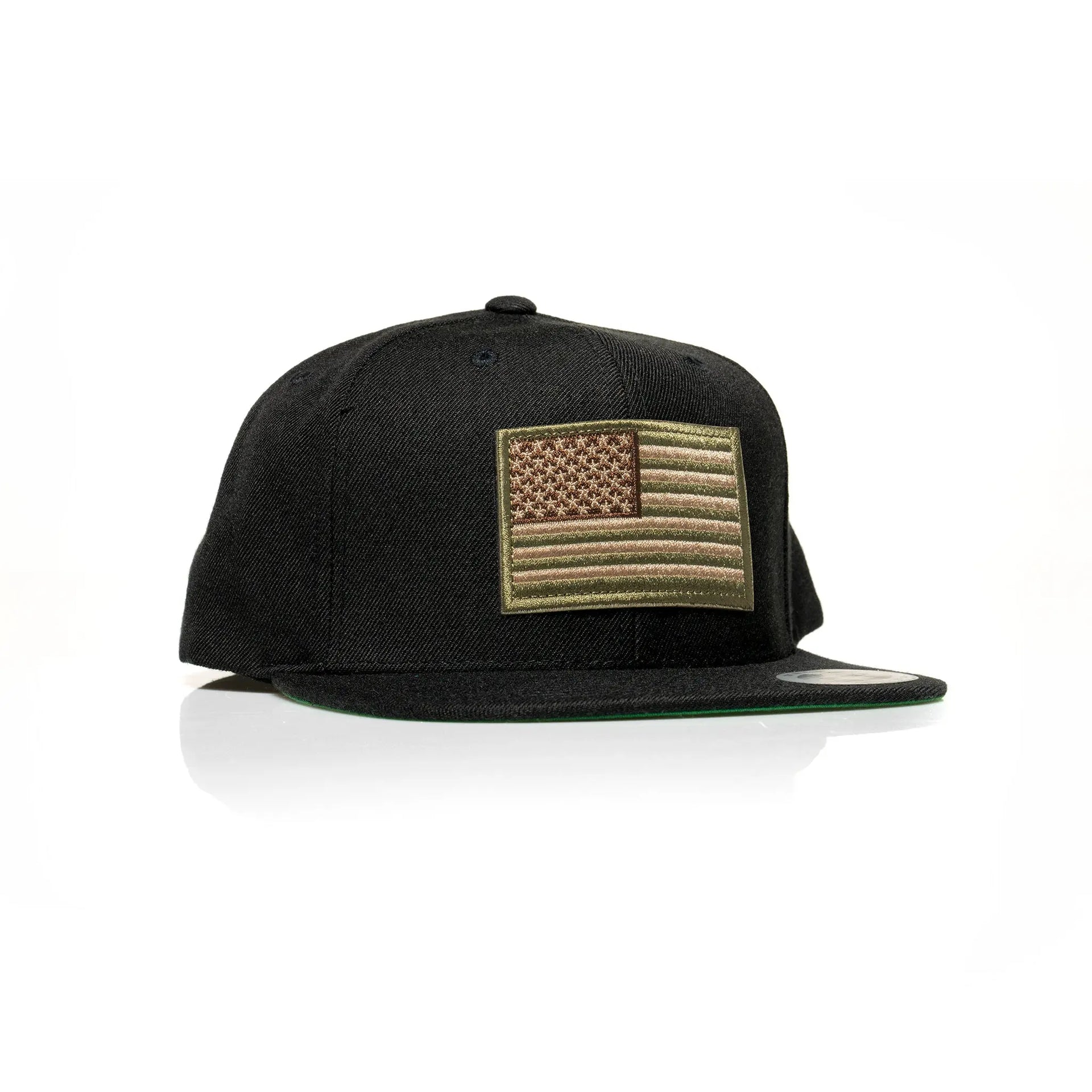 USA Tan Flag Patch Snapback - Allegiance Clothing