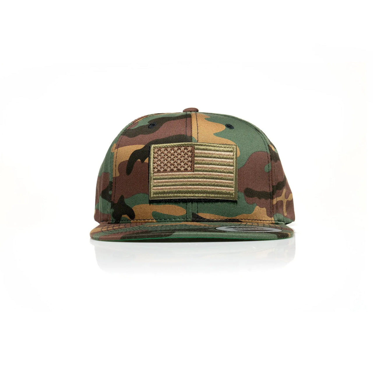 USA Tan Flag Patch Snapback - Allegiance Clothing