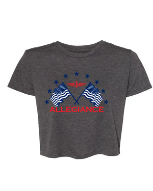 Liberty Crop Top Tee ALLEGIANCE CLOTHING