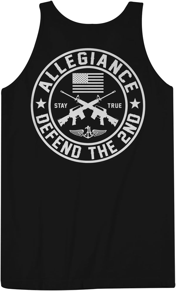 Defend the Second Back Hit Tank Top ALLEGIANCE CLOTHING