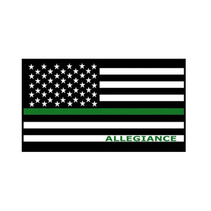 Green Line Sticker ALLEGIANCE CLOTHING