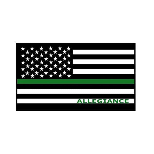 Green Line Sticker ALLEGIANCE CLOTHING